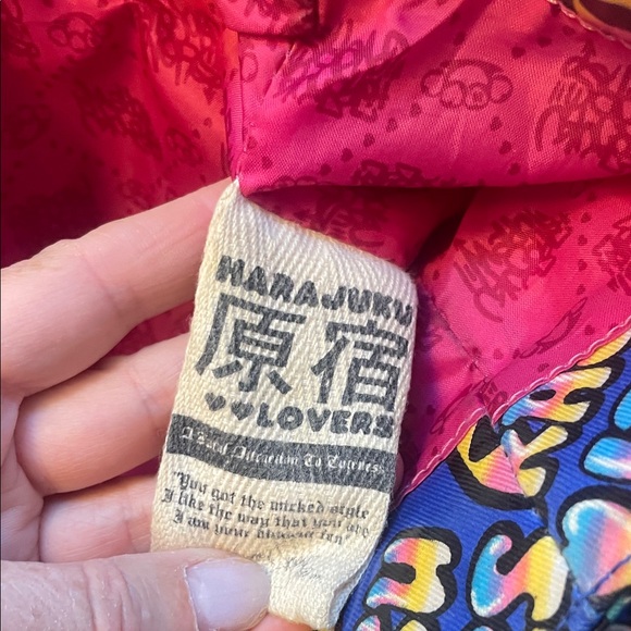 Harajuku Lovers Blue and Yellow Tote Bag - Picture 2 of 3